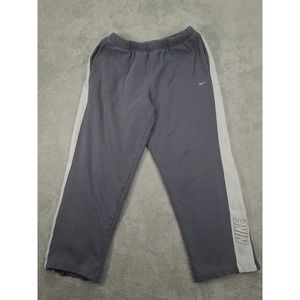 Vintage Nike Mens Sweatpants Mens Sz XXL Gray Y2K‎ Baggy Pockets Embroidered